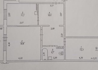 Двухкомнатная квартира на продажу, 63.6 м2, Белово, 3-й микрорайон, 72