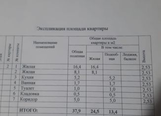 Продам 2-ком. квартиру, 37.9 м2, село Хатанга, Таймырская улица, 30