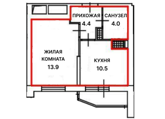 Продам 1-комнатную квартиру, 32.8 м2, Мурино, улица Шувалова, 20к2, ЖК Территория