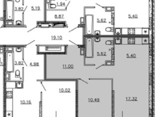 Продам 2-ком. квартиру, 49.7 м2, Тюмень, Харьковская улица, 76, ЖК Сердце Сибири