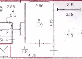 Продажа 2-комнатной квартиры, 44.1 м2, Санкт-Петербург, Тимуровская улица, 12, Тимуровская улица