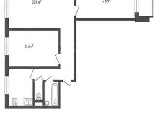 Продается трехкомнатная квартира, 60 м2, Москва, Севанская улица, 11, метро Царицыно