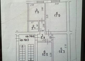 Продаю 3-ком. квартиру, 58.9 м2, Слюдянка, улица Куприна, 52