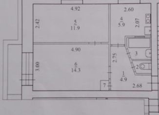 2-ком. квартира на продажу, 40.3 м2, Архангельская область, Никольский проспект, 126