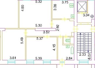 Продам 3-комнатную квартиру, 106 м2, Москва, Малая Тульская улица, 2/1к2, Малая Тульская улица