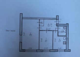 Продается двухкомнатная квартира, 42 м2, Тульская область, улица Дружбы, 37