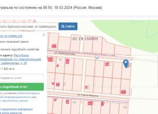 Участок на продажу, 15 сот., село Красноусольский, улица Шаймуратова