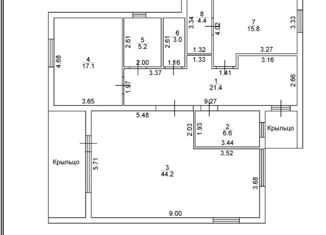 Продаю дом, 123 м2, деревня Игнатово, 28Н-0567