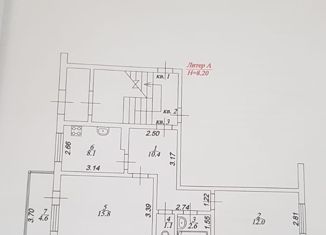 Продается 2-ком. квартира, 54.6 м2, станица Динская, Октябрьская улица, 116