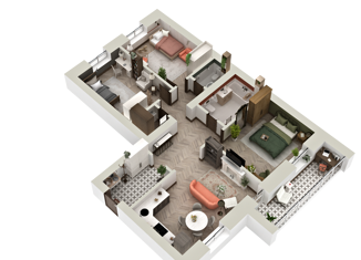 Продается 3-ком. квартира, 103.46 м2, Тюмень, ЖК Ария, улица Тимофея Кармацкого, 5к2