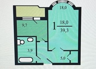 1-ком. квартира на продажу, 40 м2, Москва, улица Брусилова, 27к2, станция Щербинка