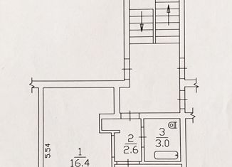 1-ком. квартира на продажу, 28.3 м2, село Кременкуль, улица Ленина, 7