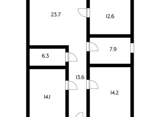 Продаю дом, 100 м2, посёлок Знаменский, Ореховая улица