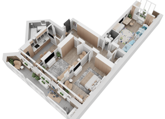 Продам трехкомнатную квартиру, 110.05 м2, Самара, 3-я просека, метро Российская