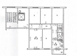 Продажа комнаты, 70 м2, Екатеринбург, Кузнечная улица, 84, метро Динамо