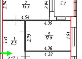 Продается 2-ком. квартира, 50.78 м2, Санкт-Петербург, ЖК Дом на Львовской, Львовская улица, 9с1