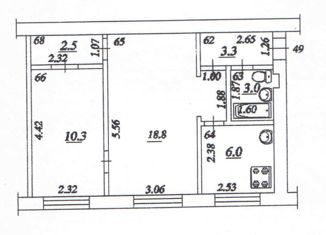 Продается 2-комнатная квартира, 43.9 м2, Самара, улица Стара-Загора, 59, метро Победа