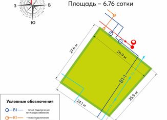 Продажа участка, 6.76 сот., Пенза