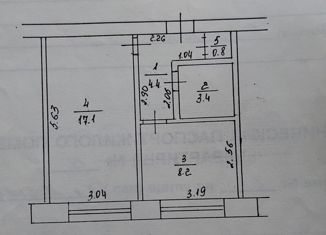 Продаю однокомнатную квартиру, 33.9 м2, Салават, бульвар Космонавтов, 8