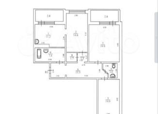 Продам трехкомнатную квартиру, 94.2 м2, Самарская область, проспект Степана Разина, 88