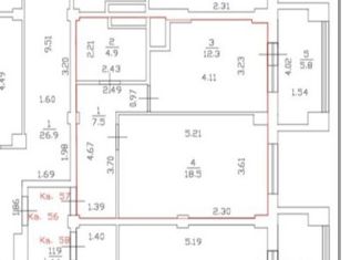 Продается однокомнатная квартира, 46.1 м2, Нижегородская область, улица Маршала Жукова, 8Ак2