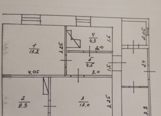 Продается 3-комнатная квартира, 44.3 м2, Рязанская область, деревня Денисово, 18