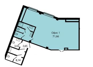 Продажа офиса, 71.66 м2, Геленджик, улица Маршала Жукова, 2к1