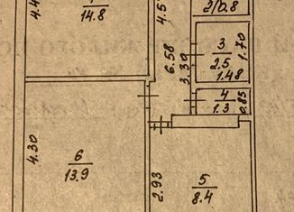 Продажа 2-ком. квартиры, 53.9 м2, Салават, улица Островского, 75