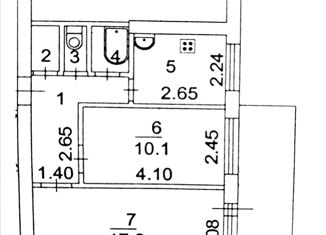 Продается 2-ком. квартира, 44 м2, Иркутск, улица Лермонтова, 313Б