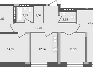 Продам 4-комнатную квартиру, 97.2 м2, Новосибирск, Красный проспект, 220/6, ЖК Лев Толстой