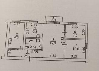 Продается 4-комнатная квартира, 62.2 м2, Находка, Ленинградская улица, 19
