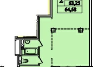 Продажа 2-ком. квартиры, 64.6 м2, Омск, 1-я улица Красной Звезды, 71, ЖК Созвездие