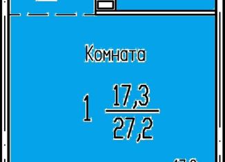 Продается квартира студия, 27.2 м2, Курган, 12-й микрорайон, 31, жилой район Заозёрный