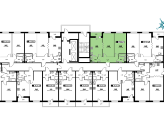 Продажа двухкомнатной квартиры, 57.54 м2, Мурино, улица Шувалова, 46, ЖК Цвета радуги