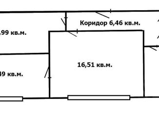 Продам 3-ком. квартиру, 55.39 м2, Красное Село, улица Освобождения, 22