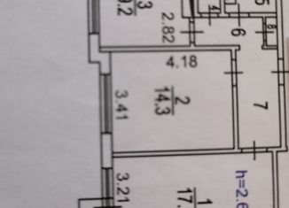 Продаю 2-ком. квартиру, 53.5 м2, Москва, улица Генерала Белова, 21, метро Домодедовская