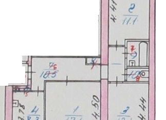 3-ком. квартира на продажу, 63.8 м2, Череповец, улица Космонавта Беляева, 2