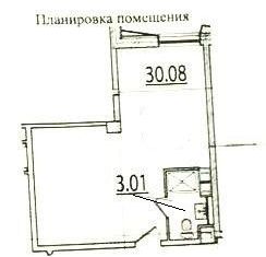 Продажа квартиры студии, 33.1 м2, Санкт-Петербург, Измайловский бульвар, 1к2