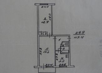 Продажа 2-ком. квартиры, 43.4 м2, Камчатский край, улица Абеля, 35