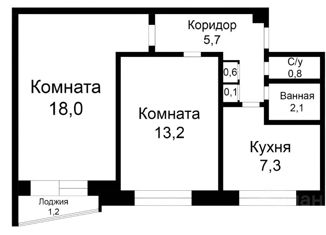 2-ком. квартира на продажу, 47 м2, Москва, Аргуновская улица, 8, Аргуновская улица