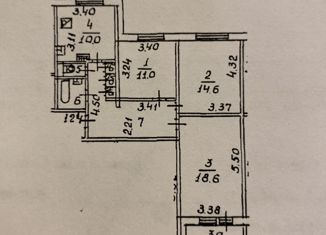 Продажа 3-комнатной квартиры, 72.9 м2, Москва, Клязьминская улица, 5к1, Клязьминская улица