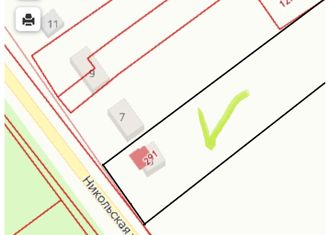 Продается земельный участок, 31 сот., село Дубровка, Никольская улица