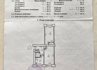 Продаю двухкомнатную квартиру, 45 м2, Ижевск, улица Карла Маркса, 285, Центральный жилой район