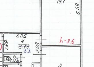 Продажа двухкомнатной квартиры, 47.2 м2, Саранск, улица Чкалова, 1