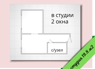 Продам квартиру студию, 19.8 м2, Москва, Причальный проезд, 3к3, метро Шелепиха