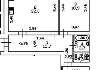 Продаю 2-ком. квартиру, 89.5 м2, Йошкар-Ола, улица Суворова, 40А, микрорайон Предзаводской