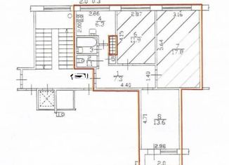 Продажа 3-ком. квартиры, 60.3 м2, Санкт-Петербург, улица Турку, 10к1, метро Международная