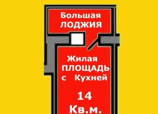 Продажа 1-ком. квартиры, 24 м2, Красноярск, Караульная улица, 39/3, Центральный район