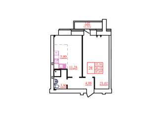 Продается 1-ком. квартира, 47.7 м2, Архангельск, Карпогорская улица, территориальный округ Майская горка