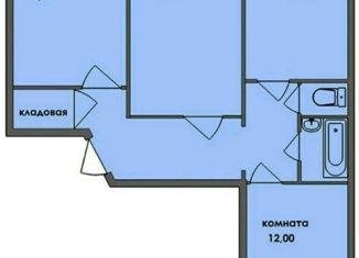 3-комнатная квартира на продажу, 68 м2, Челябинск, улица Хохрякова, 20, Тракторозаводский район